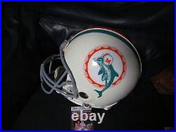 Larry Csonka Signed Full Size Riddell Helmet JSA Certified Miami Dolphins