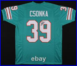 Larry Csonka Signed Miami Dolphins Jersey (JSA COA) 2×Super Bowl Champ VII, VIII
