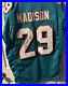 MIAMI-DOLPHINS-SAM-MADISON-SIGNED-TEAL-CUSTOM-JERSEY-WithJSA-COA-01-sch