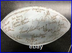 Miami Dolphins 1972 Perfect season authentic signed football in mint