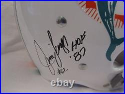 Miami Dolphins'72 Team Autographed Full Size Suspension Helmet Full JSA LOA