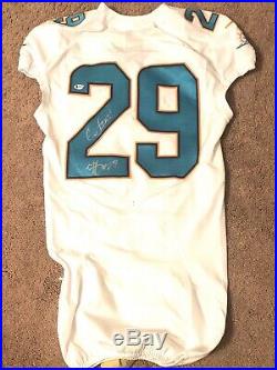 Miami Dolphins Minkah Fitzpatrick Signed Game Issued Jersey Beckett BAS COA
