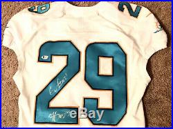 Miami Dolphins Minkah Fitzpatrick Signed Game Issued Jersey Beckett BAS COA