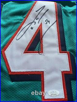 Miami Dolphins Zach Thomas Signed Autographed Custom Jersey Jsa