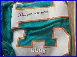Miami dolphins signed jersey with coa