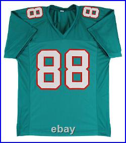 Mike Gesicki Authentic Signed Teal Pro Style Jersey Autographed BAS Witnessed