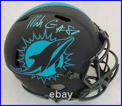 Mike Gesicki Signed Miami Dolphins Eclipse Speed Authentic Helmet Beckett