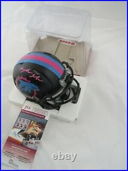Myles Gaskin Miami Dolphins Miami Vice Mini Helmet JSA Signed Autographed