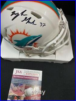 Myles Gaskin Miami Dolphins Signed/autographed Mini Helmet Jsa Witness Coa New