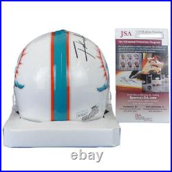 NFL Miami Dolphins Frank Gore #21 Signed Autograph Riddell Mini Helmet JSA Card