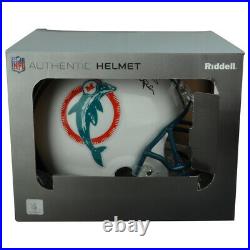 NFL Miami Dolphins Mark Duper #85 Signed Riddell Authentic Full Size Helmet Whit