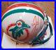 NICE-Autographed-Dolphins-Zach-Thomas-Football-Mini-Helmet-JSA-COA-01-avg