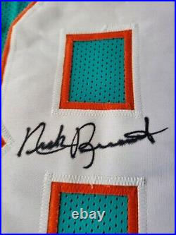 Nick Buoniconti Autographed/Signed Jersey LEAF Miami Dolphins 17-0 HOF