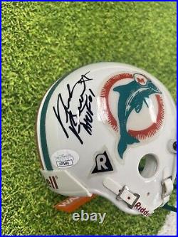 Nick Buoniconti Hof Miami Dolphins Signed Auto Riddell Mini Helmet Jsa
