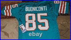 Nick Buoniconti Miami Dolphins Signed Football Jersey JSA Certified SFX
