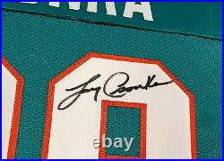 Premium Framed Larry Csonka Signed Miami Dolphins Jersey Mounted Memories COA