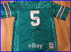 RAY FINKLE Ace Ventura Miami Dolphins Jersey Signed Sean Young Dan Marino PROOF