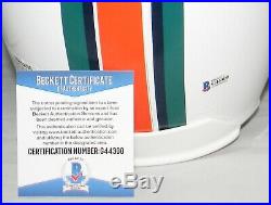 RICKY WILLIAMS SIGNED MIAMI DOLPHINS F/S PROLINE HELMET With SMOKE WEED EVERYDAY
