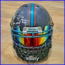 Ricky Williams Autographed Hydro Dipped FS Authentic Schutt Helmet Inscriptions