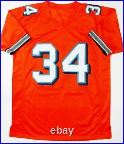 Ricky Williams Autographed Orange Pro Style Jersey with SWED JSA W Auth 4