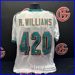 Ricky Williams Miami Dolphins Signed 420 Jersey Autographed JSA