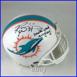 Ricky Williams Miami Dolphins Signed Autograph Full Size Proline Helmet JSA COA