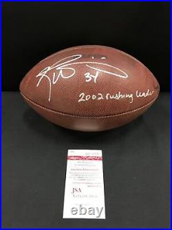 Ricky Williams Miami Dolphins Signed Game Used NFL Official Football Jsa Witness