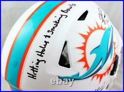 Ricky Williams Signed Dolphins F/S SpeedFlex Helmet with 3 Insc- Beckett W Auth