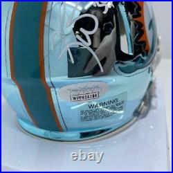 Ricky Williams Signed Miami Dolphins Chrome Mini-Helmet Smoke Weed Everyday