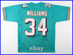 Ricky Williams Signed Miami Dolphins Jersey (Beckett Holo) 2002 NFL Rushing Ldr