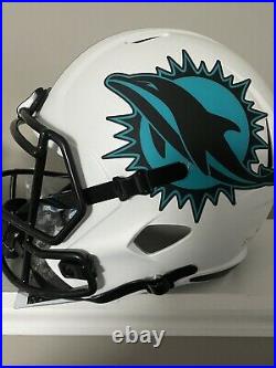 Ricky Williams Signed Miami Dolphins Speed Full Size Lunar NFL Helmet with I Wa