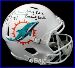 Ricky Williams Signed Miami Dolphins Speed Full Size NFL Helmet with Inscription