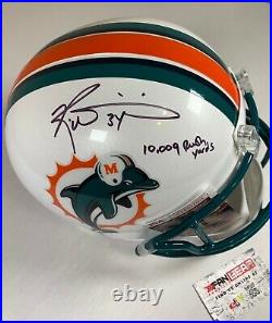 Ricky Williams Signed NFL Miami Dolphins Replica Helmet 10k Rushing Inscription