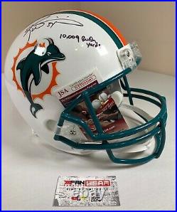 Ricky Williams Signed NFL Miami Dolphins Replica Helmet 10k Rushing Inscription