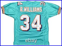 Ricky Williams autographed signed inscribed jersey NFL Miami Dolphins PSA COA