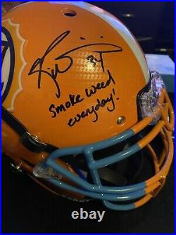 Ricky Williams signed Full-size Helmet Custom? With inscription and coa