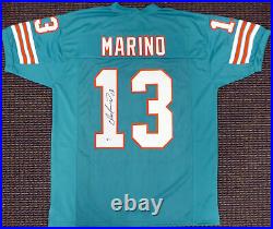 Sale! Miami Dolphins Dan Marino Autographed Teal Jersey Beckett Bas 195160