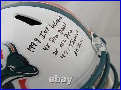 Sam Madison Miami Dolphins Full Size Replica Helmet Signed Autographed JSA