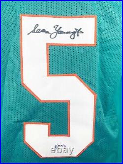 Sean Young autographed signed jersey Miami Dolphins PSA Ray Finkle Ace Ventura