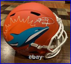 Tua Tagovailoa Autographed Miami Dolphins AMP Full Size Helmet Fanatics #3