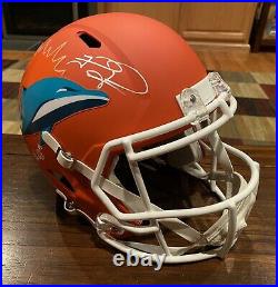 Tua Tagovailoa Autographed Miami Dolphins AMP Full Size Helmet Fanatics #3