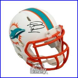 Tua Tagovailoa Miami Dolphins Autographed Flat White Speed Mini-Helmet Fanatics