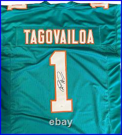 Tua Tagovailoa Miami Dolphins Signed Autograph Jersey JSA Certified
