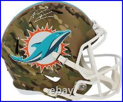 Tua Tagovailoa Miami Dolphins Signed CAMO Alternate Replica Helmet