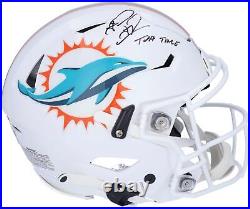 Tua Tagovailoa Miami Dolphins Signed Flex Authentic Helmet with Tua Time! Insc