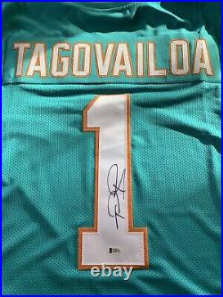 Tua Tagovailoa Signed Miami Dolphins Jersey Auto Beckett COA Autographed
