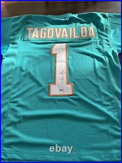 Tua Tagovailoa Signed Miami Dolphins Jersey Auto Beckett COA Autographed