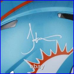 Tyreek Hill Miami Dolphins Autographed Riddell Flash Alternate Authentic Helmet