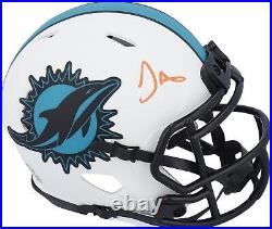 Tyreek Hill Miami Dolphins Signed Lunar Eclipse Alternate Mini Helmet