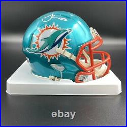 Tyreek Hill Signed Autographed Miami Dolphins FLASH Mini Helmet Beckett BAS